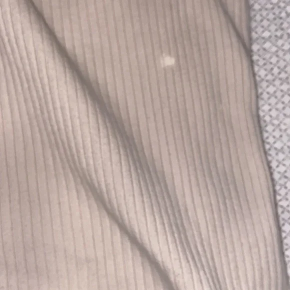 Vocal Cream and Tan Asymmetrical Tank Top - Picture 11 of 12